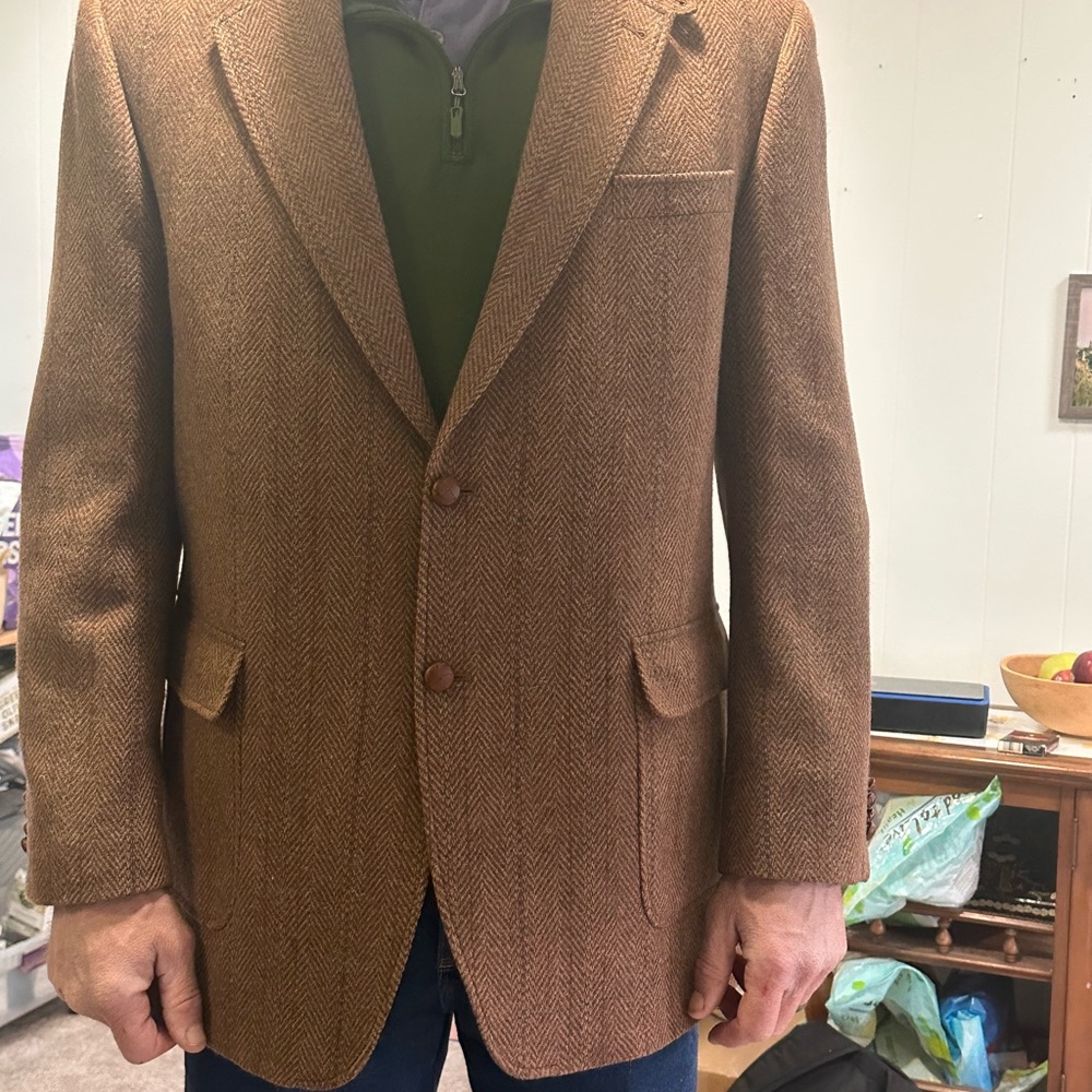 Men’s 100% Wool 46L Sports Coat - worn once!
